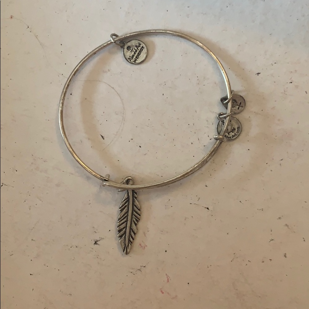 Alex and Ani feather bracelet